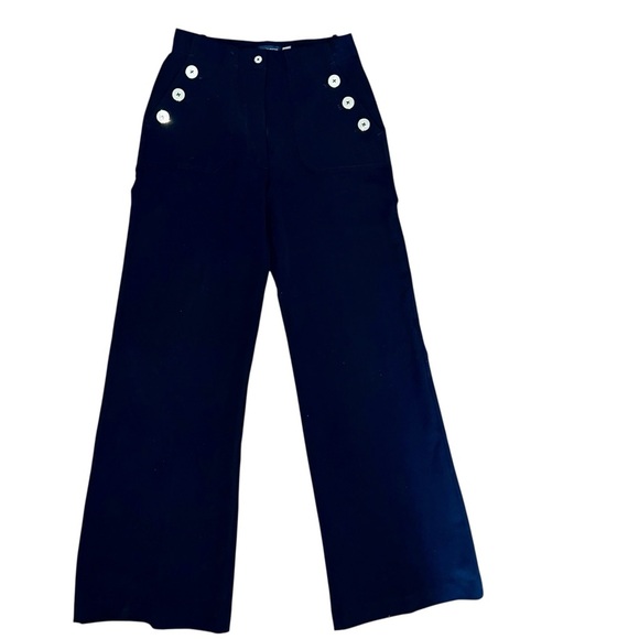 Navy Blue Tommy Hilfiger Sailor Nautical Pants size 4 - Picture 1 of 9